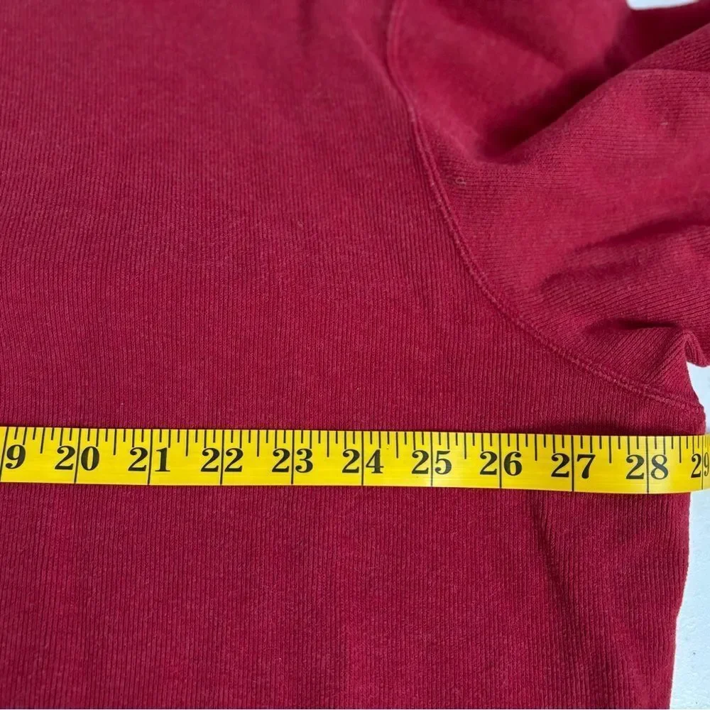 Cremieux Men's Red Light Gray Reversible 1/4 Zip Long‎ Sleeve Pullover Jacket